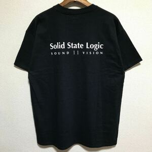 [即決古着]Solid State Logic/ソリッド・ステート・ロジック/SSL/ロゴTシャツ/ブラック/GILDAN(ギルダン)製/Lサイズ