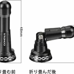 ゴメクサス 正規 ガンメタ R6 リールスタンド 48mm スピニングリール ダイワ (Daiwa) シマノ (Shimano) イグジスト ツインパワー ステラの画像8