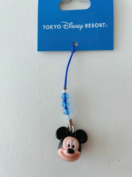 Disney ストラップ すず　ミッキーマウス