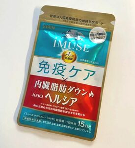 iMUSE免疫ケア・ヘルシア内臓脂肪ダウン kaoヘルシア90粒