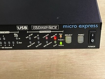 MOTU　micro express　USB　1UハーフラックMIDIインターフェース　中古品_画像7