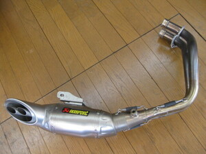 ヤマハ　MT-07　AKRAPOVIC　フルエキゾースト　マフラー　M-HAF003