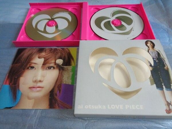 CD/DVD】大塚愛『LOVE　PiECE』函入◎ピンク