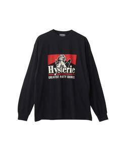 新品未使用 大人気！ ヒステリックグラマー 長袖Ｔシャツ【GREATEST PARTY SOUNDS】黒Ｍ