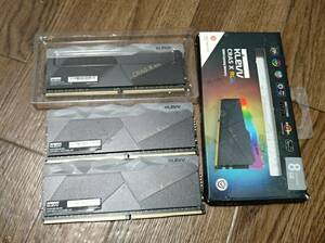 ☆その2　DDR4メモリー 8GB×3　KLEVV CRAS X RGB　3200Mz　KD48GU880-32A160W 1.35V 中古2枚＋未使用1枚　計3枚