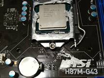 マザーボードASUS H81M-E(2枚)、MSI H87M-G43+Intel Core i3 4130(3個稼働確認)第4世代　中古_画像7