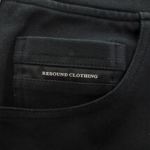 RESOUND CLOTHING BLIND LINE PT ブラインド ライン イージー トラック パンツ ブラック メンズ1_画像3