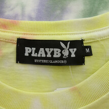 HYSTERIC GLAMOUR × PLAY BOY MISS ALYSSA タイダイ クルーネック Tシャツ マルチ メンズM_画像3