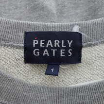 PEARLY GATES × Little Miss Sunshine ゴルフ トレーナー スウェット グレー レディース1_画像3