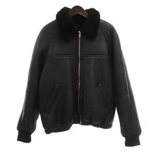 SUPREME 23AW schott Shearling Bomber レザー ジャケット ブラック メンズM