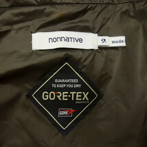 NONNATIVE HIKER JKT NYLON TAFFETA GORE-TEX ジャケット ブラウン メンズ2_画像3