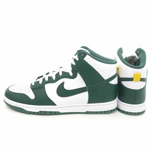 【特別価格】NIKE DUNK HI RETRO NOBLE GREEN ダンクハイ スニーカーの画像2