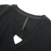 【特別価格】GALAABEND Vネック ニット セーター ブラック メンズ1_画像5