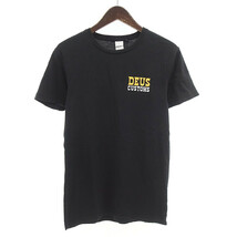 【特別価格】DEUS DELI CAT TEE Tシャツ ブラック メンズS_画像1