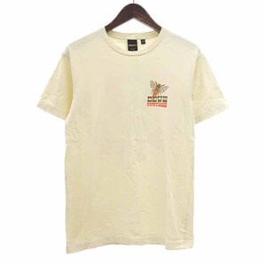 【特別価格】DEUS beige NECTAR TEE Tシャツ イエロー系 メンズXS
