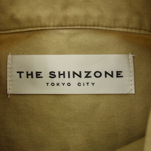 【特別価格】/THE SHINZONE 20SS 19SMSJK57 コットン ユーティリティ シャツ ジャケット ベージュ レディース34の画像3