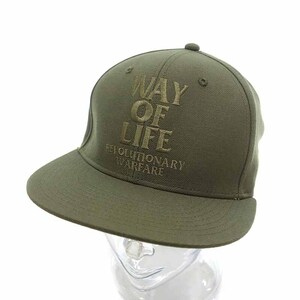 【特別価格】RATS EMBROIDERY CAP WAY OF LIFE キャップ カーキー ユニセックス-