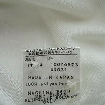 【特別価格】MASTER BUNNY EDITION GOLF ゴルフ ロゴ 刺繍 半袖 ポロシャツ Tシャツ ホワイト メンズ5_画像5