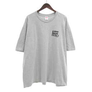 【PRICE DOWN】SUPREME × ANTI HERO 22SS DOG TEE プリント 半袖 Tシャツ グレー メンズXXL