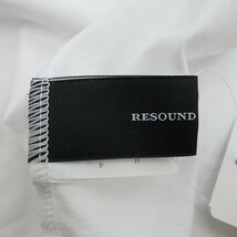 【特別価格】RESOUND CLOTHING BOX LOGO TEE ボックス ロゴ 半袖 Tシャツ ホワイト メンズ1_画像3