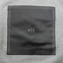 【特別価格】WJK 2344 cj05u frame print L/S トレーナー スウェット グレー メンズS_画像5