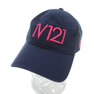【特別価格】V12 6P V12 CAP ゴルフ ロゴ刺繍 キャップ ネイビー ユニセックス-
