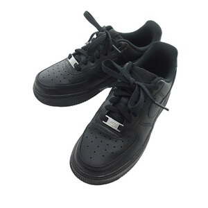 【PRICE DOWN】NIKE WMNS AIR FORCE 1 07 エアフォース スニーカー ブラック レディースUS5.5(22.5cm)