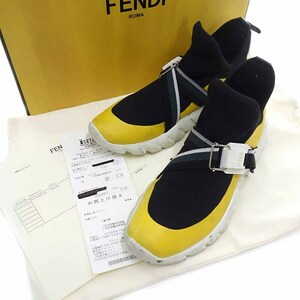 【特別価格】FENDI ベルト バックル メッシュ ローカット スニーカー