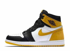 Nike Air Jordan 1 Retro High OG "Black Toe/Yellow Ochre" 27.5cm 555088-109