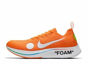 Off-White Nike Zoom Fly Mercurial Flyknit "Total Orange/White/Volt" 28cm AO2115-800