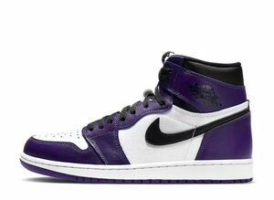 Nike Air Jordan 1 Retro High OG &quot;Court Purple White/Black&quot; (2020) 25cm 555088-500
