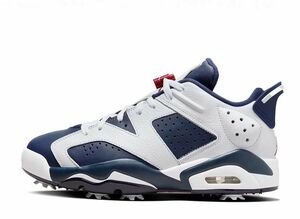 Nike Air Jordan 6 Retro Low Golf "White/Varsity Red/Midnight Navy" 27.5cm DV1376-101