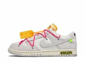 Off-White Nike Dunk Low "Sail/Neutral Gray/Hyper Pink" 26.5cm DJ0950-117