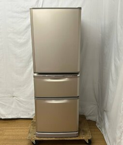 MITSUBISHI 三菱 ノンフロン 3ドア冷凍冷蔵庫 MR-C34E-P 335L 2020年製 大阪市内 引取歓迎☆【36803】