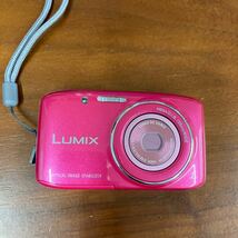 。Panasonic LUMIX デジタルカメラ ピンク　バッテリー、ケース付き_画像2