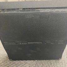 。SONY PlayStation3 CECH-2500A ブラック コントローラー、ケーブル付き_画像4