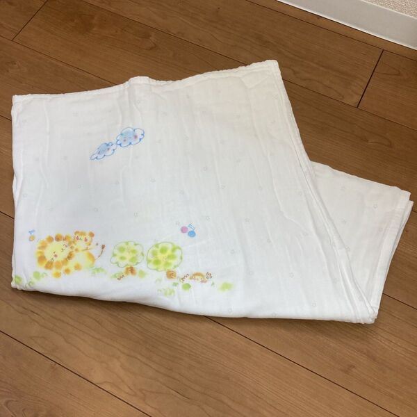 【PGガーゼ】お昼寝ケット(ライオンとキリン)