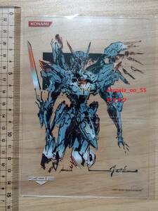 【激レア】「ジェフティ 新川洋司描き下ろしクリアカード」リボルテックヤマグチ103 コナミスタイル限定特典 Z.O.E METAL GEAR メタルギア