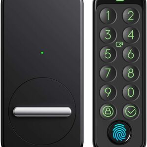 未使用 SwitchBot スマートロック 指紋認証パッド セット Alexa スマートホーム スイッチボット オートロック 暗証番号 W1601702の画像1