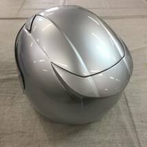 現状品 ヤマハ(Yamaha)バイクヘルメット ジェット YJ-20 ZENITH プラチナシルバー XL (頭囲 60cm~61cm) 90791-2346X_画像8