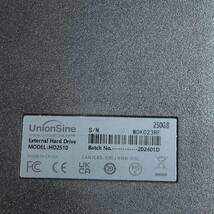 UnionSine 外付けハードディスク ポータブルハードディスク メカニカルハードデイスク 250GB 2.5インチ HD2510_画像3
