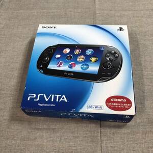 PlayStation Vita (プレイステーション ヴィータ) 3G/Wi‐Fiモデル クリスタル・ブラック (PCH-1100 AA01)