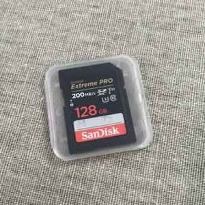 SanDisk Extreme PRO SDカード 128GB SDXC Class10 UHS-I V30 読取最大200MB/s