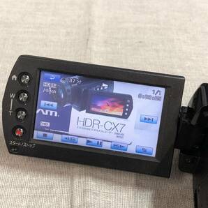 現状品 SONY フルハイビジョンビデオカメラ Handycam (ハンディカム) CX7 HDR-CX7の画像4
