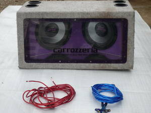  Carozzeria HYPER band Pas subwoofer 25cm twin Drive Pioneer TS-WX2500 operation verification settled ultimate rare 