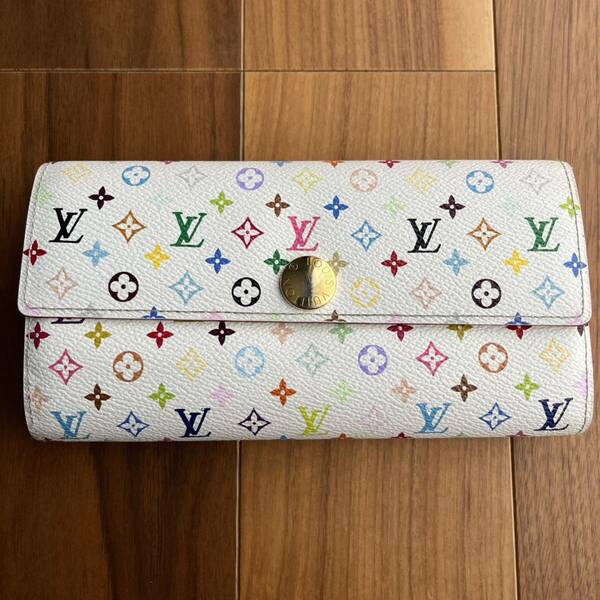 LOUIS VUITTON ルイヴィトン 長財布 モノグラム マルチカラー ポルトフォイユ サラ