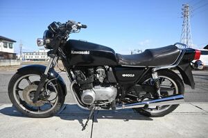 K493 当時物 Z400J エンジン実働 ベース 条件付送料無料 0119 検) Z400FX Z500FX Z550FX