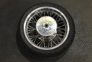 K488 当時物 Z1 AKRONT アルミリム ワイド スポーク リアホイール 0128 検) Z2 750RS KZ