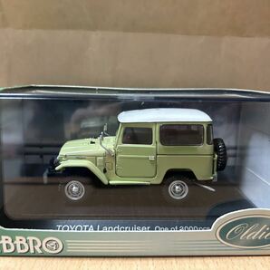 EBBRO 1/43 TOYOTA LANDCRUISER FJ40v GREEN エブロ トヨタ ランドクルーザー グリーン ランクルの画像1