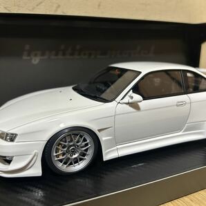 イグニッションモデル 1/18 VERTEX NISSAN SILVIA s14 WHITE BBS ignition model ベルテックス 日産 シルビア ホワイト IG3082の画像4